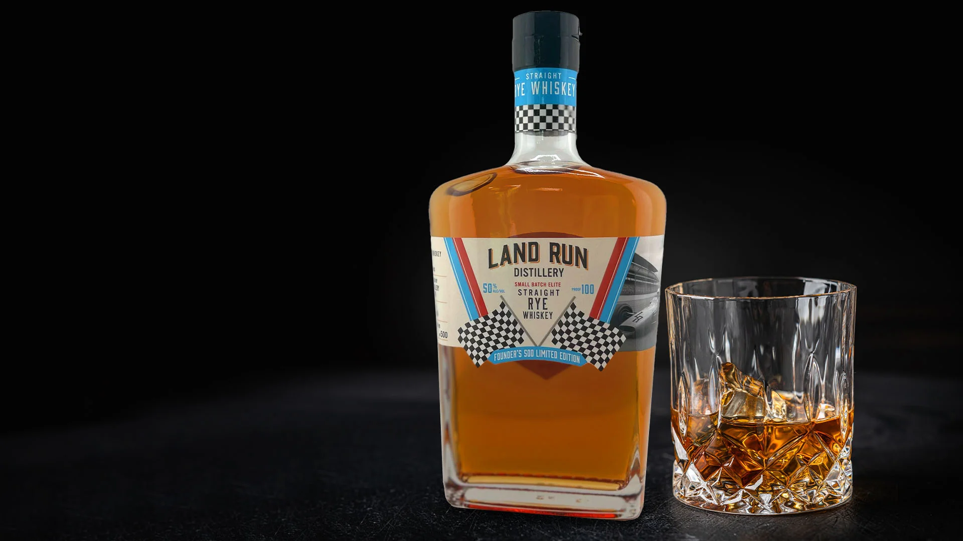Founder's 500 Straight Rye Whiskey Small Batch Elite | Land Run Distillery